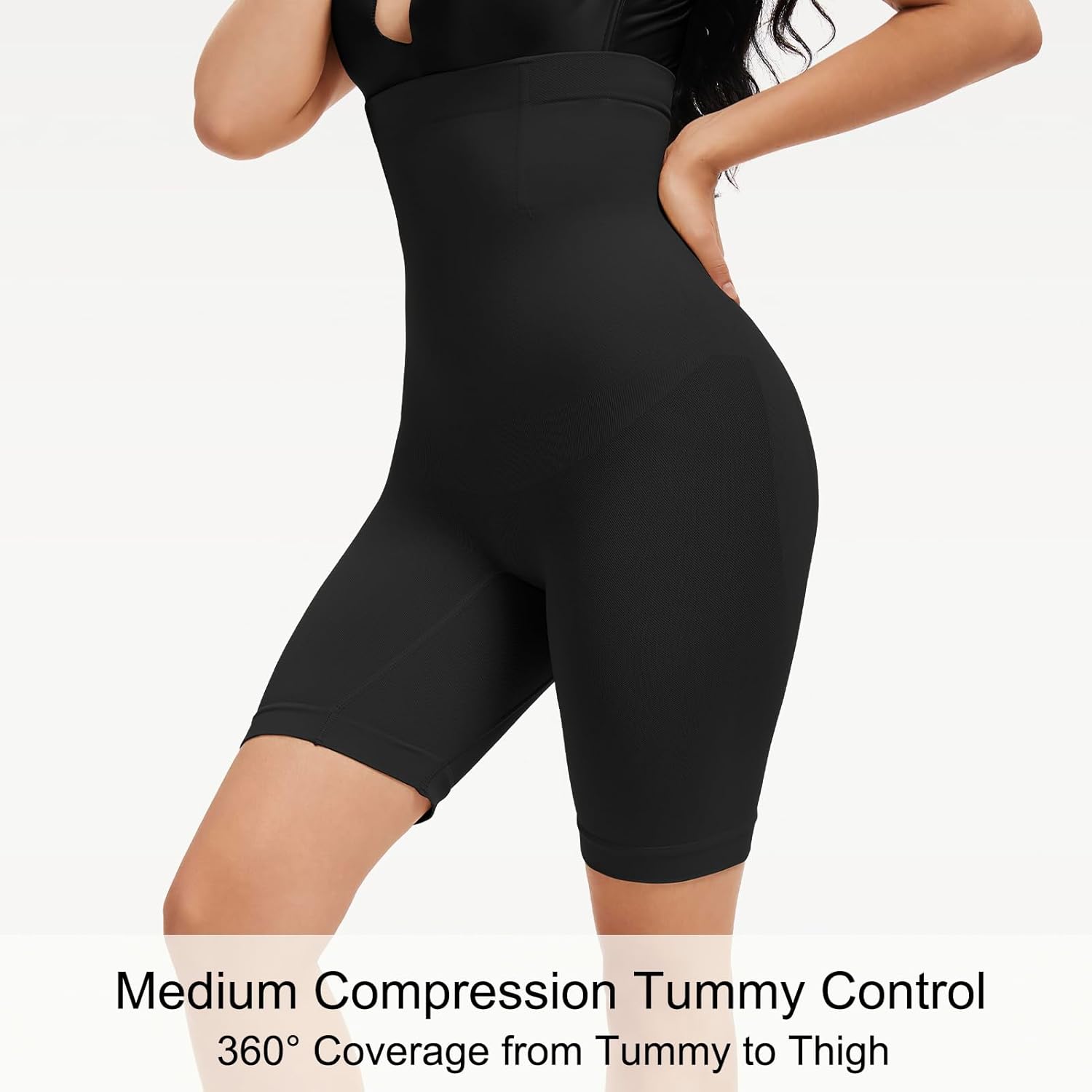 Tummy Control Shapewear Shorts High Waist Under Dress Body Shaper Seamless Stomach Control Girdle Panties for Women