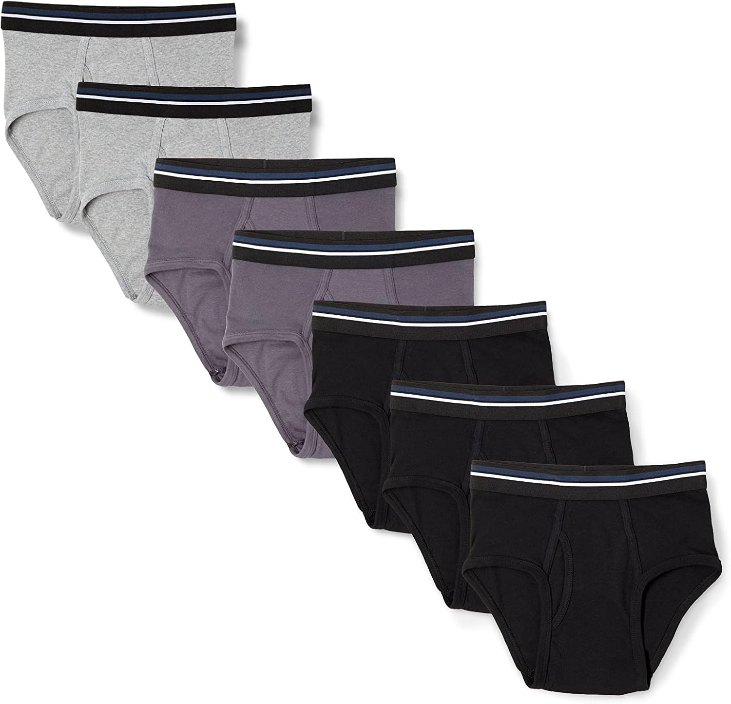 Mens Cotton Tag-Free Breathable Briefs Underwear