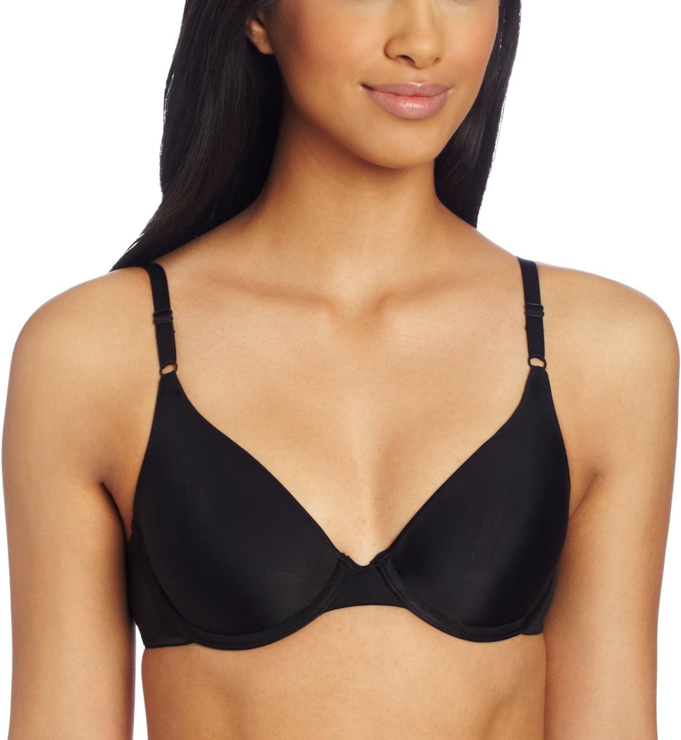 Women  Original Tailored Demi T-Shirt Bra(07959)-Black-38D