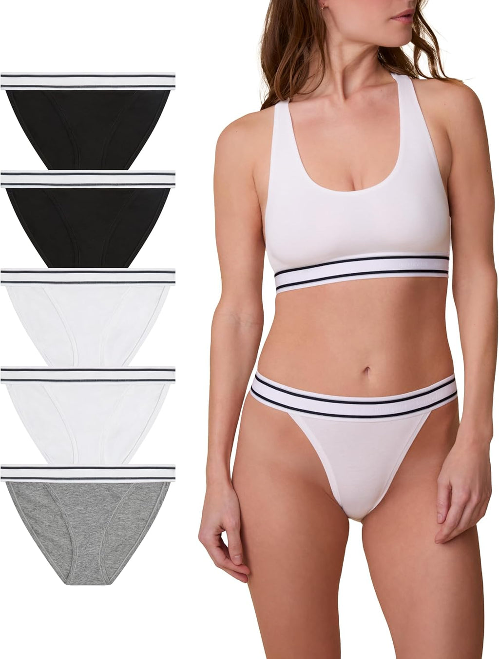 Underwear 5-Pack - Ultra-Soft Modal Fabric - High Leg Rise, Timeless Retro Style