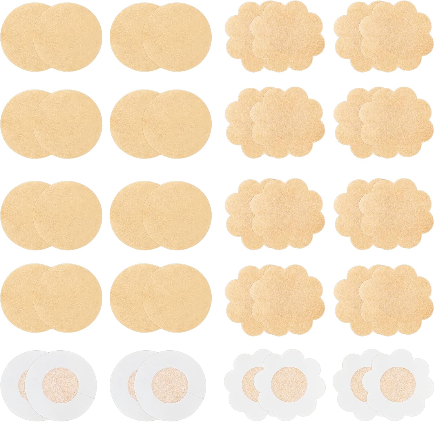 40 Pieces Disposable Nipple Covers, Pasties, Petals