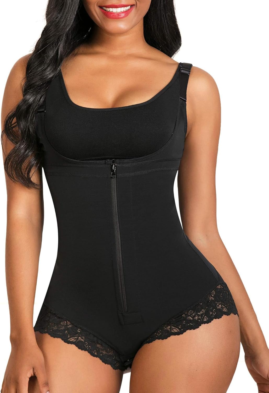 Women Fajas Colombianas Shapewear Postpartum Tummy Control Body Shaper Butt Lifter Bodysuit