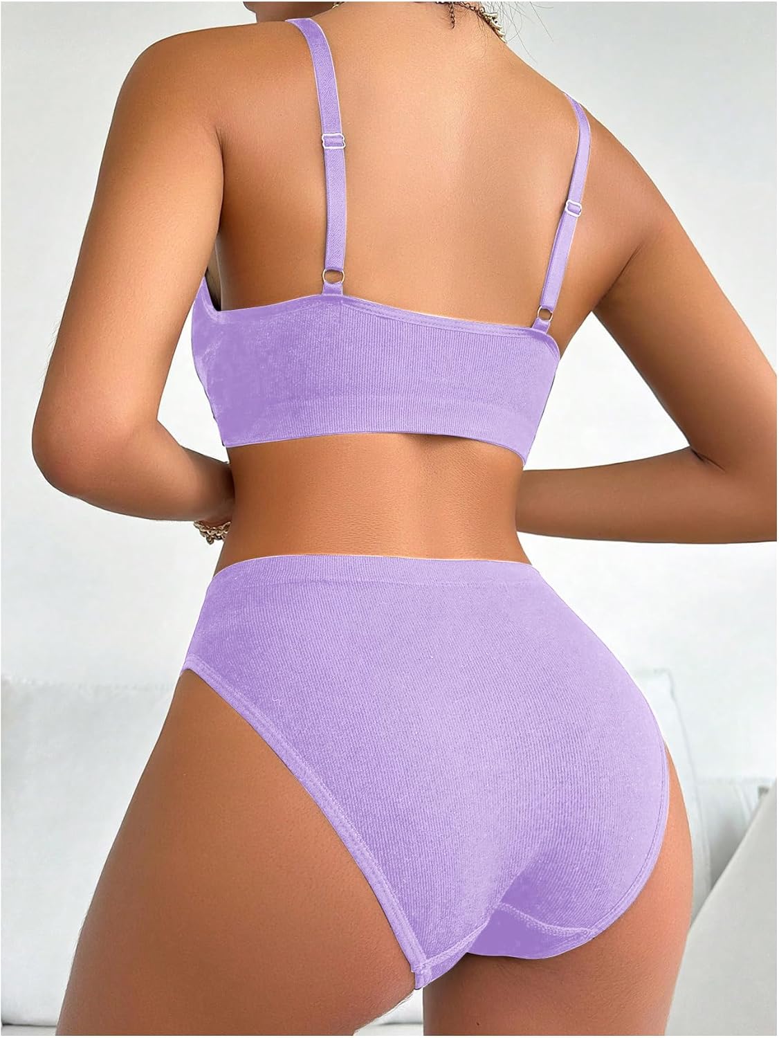 Women Lingerie Set 2 Piece Wireless Bra and Panty Underwear Sets